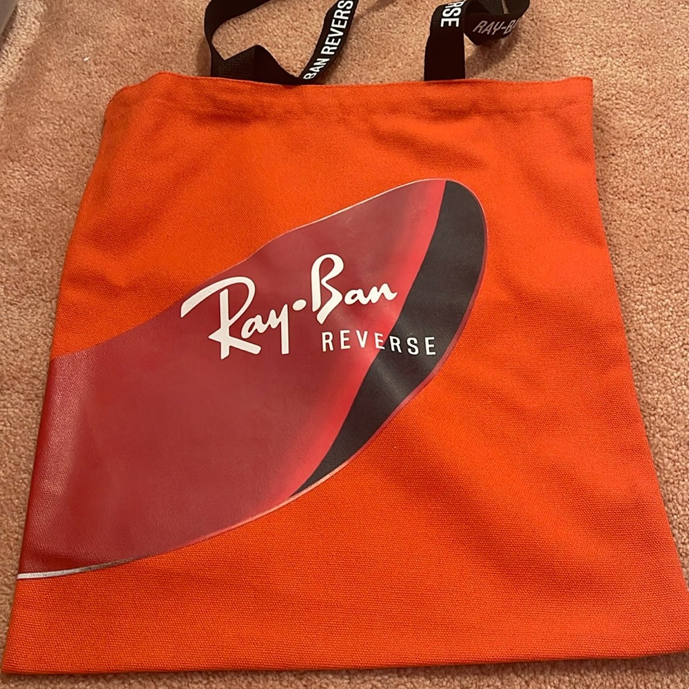 (1) Ray-Ban REVERSE orange tote new unisex  NO OFFER Please /I have few of them